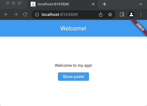 App after step 3